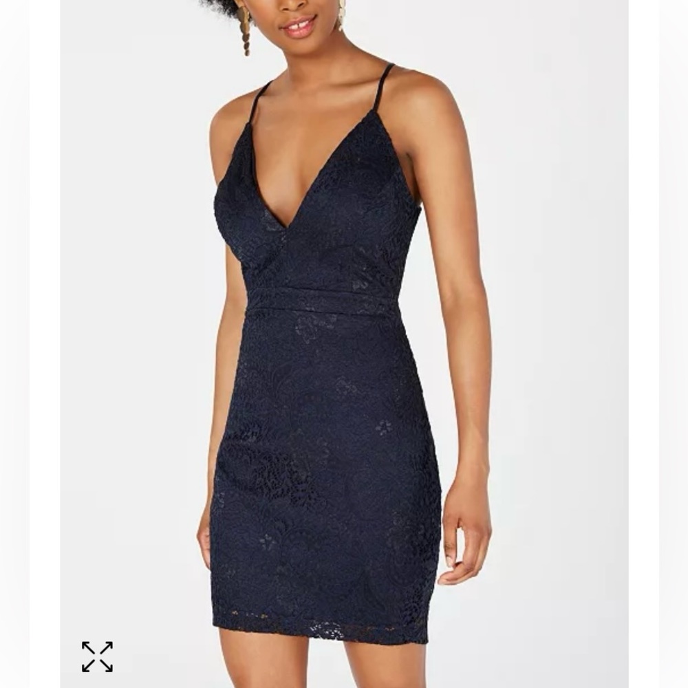 Emerald Sundae Juniors’ Lace Mesh Racerback Dress NEW (with tags)